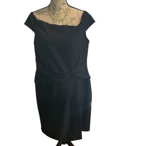 Lauren Ralph Lauren Asymmetrical Black Dress